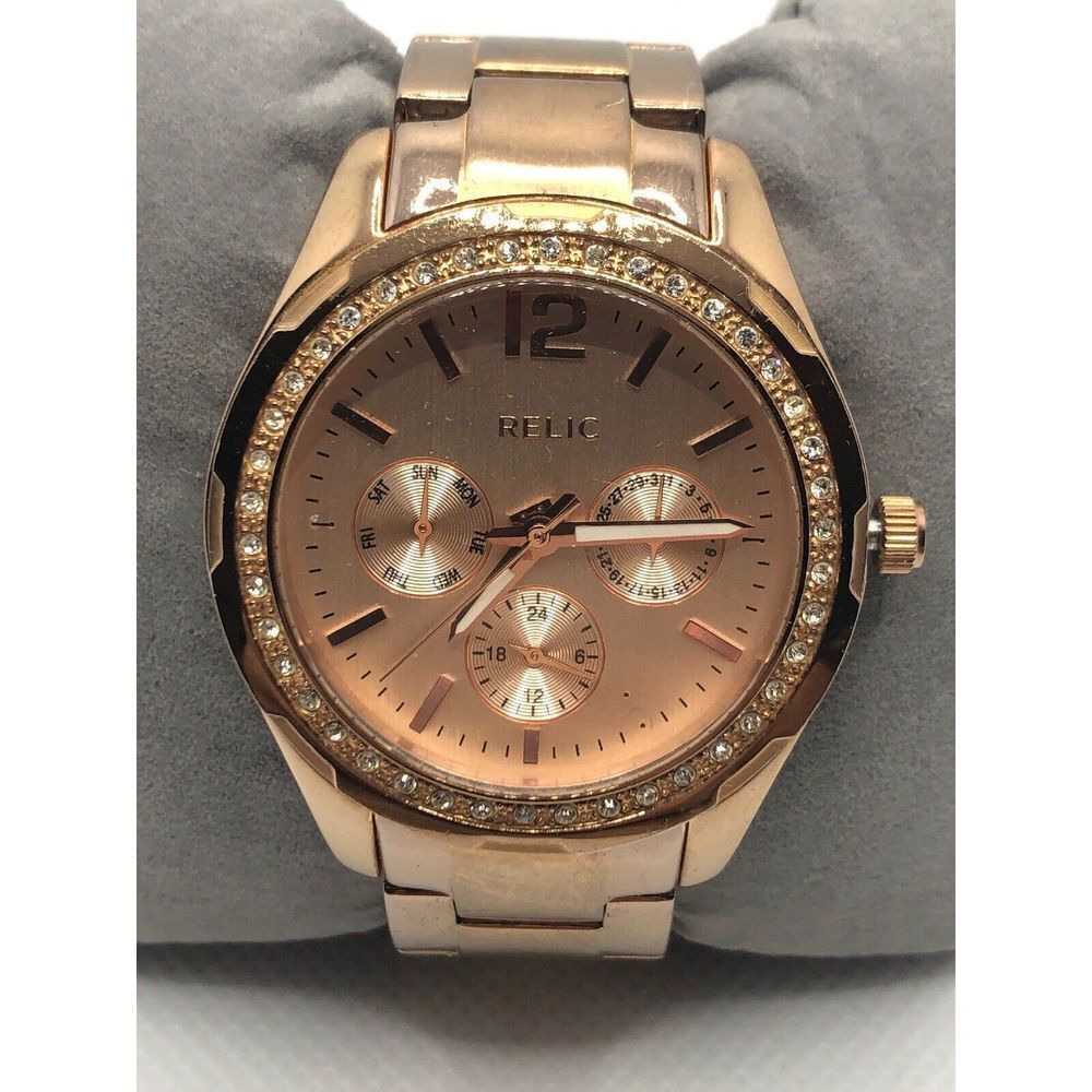Relic ZR15641 Women Stainless Steel Analog Dial Quartz Genuine Wrist Watch ZZ231